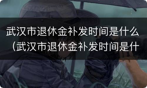 武汉市退休金补发时间是什么（武汉市退休金补发时间是什么时候开始）