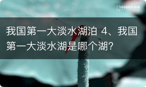 我国第一大淡水湖泊 4、我国第一大淡水湖是哪个湖?